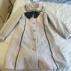 axes femme リボン付きロングコートのサムネイル