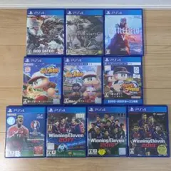 PS4ソフトまとめ売り パワプロ ウイイレ アクション 10本セット