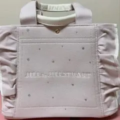 JILL BY JILLSTUART ビジューフリルトート ピンク