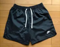 NIKE ウーブン ショートパンツ Lサイズ 黒 ハーフ ナイロン 水陸 スイム