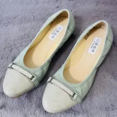 【美品】HIMIKO 卑弥呼 コンフォートパンプス 22.5cm ビジュー