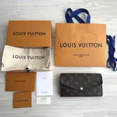 LOUIS VUITTON ポルトフォイユサラ ローズバレリーヌ 長財布 正規品