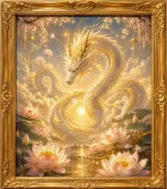 桜龍富貴姫瑞光 開運絵画 金運上昇 成功運上昇 在庫限り - メルカリ