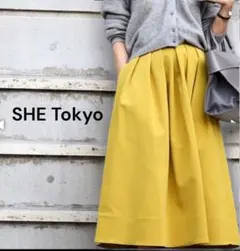 SHE Tokyo ティアードロングスカート ブラック 34 - メルカリ