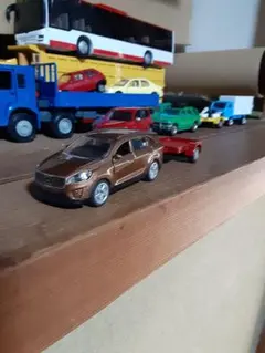 siku キア ソレント 牽引トレーラー付き