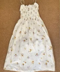 H&M 花柄のロングワンピース XS