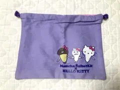なめこ キティ巾着 ポーチ