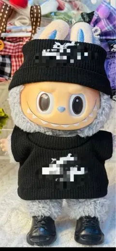 ★Labubu 【ラブブ】洋服★黒 2点セット