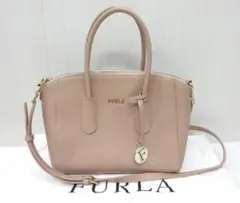 FURLA フルラ 2WAY トートバッグ ショルダー ピンク系 ●③a