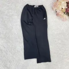 アディダス　ジャージ下（M）国旗タグ　黒　スポーツ