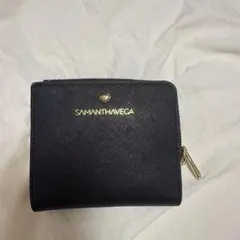 【新品】 SAMANTHAVEGA ブラック 二つ折り財布