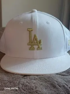NewEra/ニューエラ ホワイト MLB LA 59.6cm
