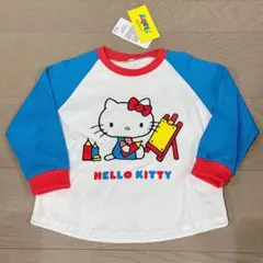 【新品】サンリオ ハローキティ キティちゃん 長袖Tシャツ ロンT 100cmのサムネイル