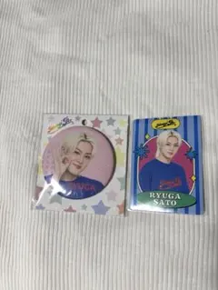 ACEes　佐藤龍我　缶バッジ　プロフィールカード