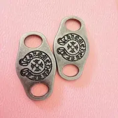 DIOR シューレースアクセサリー シルバー デュブレ 2個セット シルバー シューレースアクセサリー デュブレ 2個セット スニーカー用