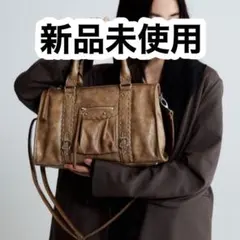 週末価格☆今季☆ジーナシス☆JEANASIS アンティークステッチボストン