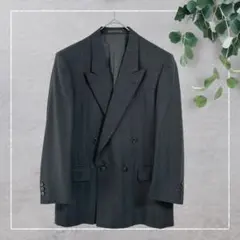 【LANVIN ランバン】ダブルウールテーラードジャケット(R46-44)スーツ