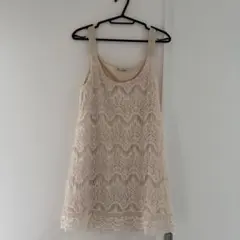 FLuTter レース ノースリーブ トップス