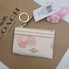 新品　COACH　コーチ　カードケース　コインケース　定期ケース　正規品