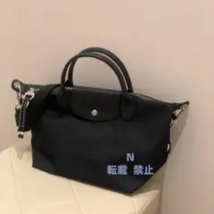 未使用 LONGCHAMP ルプリアージュハンドバッグSサイズ黒のサムネイル