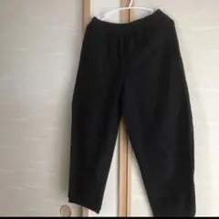 黒 ジョガーパンツ サイドポケット付き