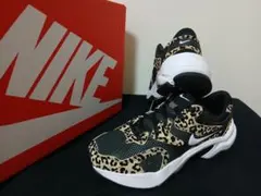 新品24cmNIKEナイキ AL8ブラックヒョウレオパード