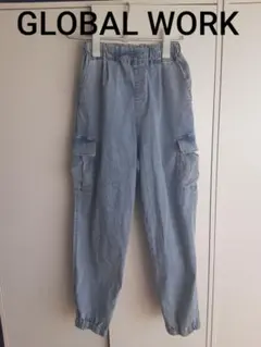 ジョガーパンツ　デニムパンツ　カジュアルパンツ　部屋着