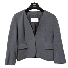 Ballsey ボールジィ ノーカラージャケット グレー 36 S グレー