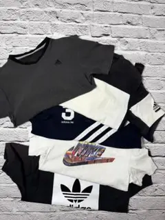 アディダス4　ナイキ1　5点おまとめセット　　ｗ0725-1111-⑦-②