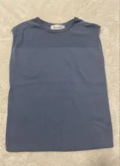 ROPÉ PICNIC ノースリーブ ニット ブルー系