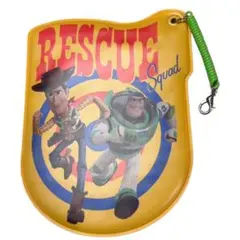 トイストーリー　ネームタグ　キーホルダー　ウッディ　バズライトイヤー