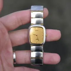 希少 80s Vintage Seiko ARC リネンサンレイ文字盤