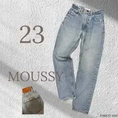 マウジー MOUSSY ダメージ デニム ライトブルー 23 ジーンズ 美品のサムネイル