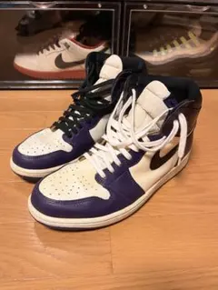 NIKE エアジョーダン1 ハイ　コートパープル　28cm