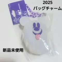 新品未使用　ディズニー　2025ハロウィン ミッキーおばけバッグチャーム