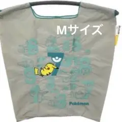 ボールアンドチェーン ポケモン エコバッグ ライトグレー　Mサイズ