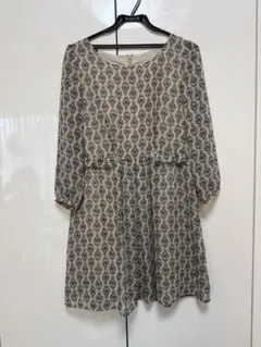 NATURAL BEAUTY BASIC 白地ワンピース