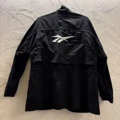 Reebok ブラック ナイロンジャケット L