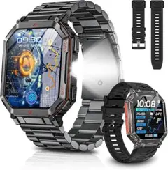 スマートウォッチ【2025最新進化 ChatGPT搭載 AI文字盤 内蔵GPS】