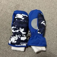 JOYride 迷彩柄 手袋 青　キッズM