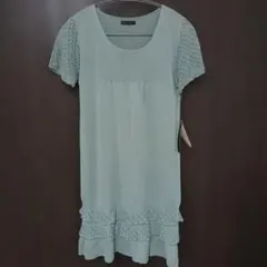 ATELIER SIX チュニック 半袖 ライトグリーン