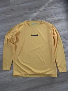 hummel ヒュンメル 長袖シャツ イエロー Mサイズ