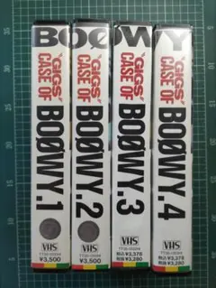 貴重‼️解散BOOWY VHSビデオ 歌詞カード付き 貴重‼️解散BOOWY VHSビデオ 歌詞カード付き