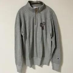 Champion / SLOBE IENA別注 ハーフジップスウェット グレー