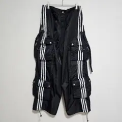 GS リ・ナイロンスリーストライプステクノカーゴパンツ