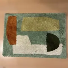 【unico】PEBBLE 玄関マット 50x70 LGR