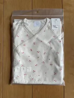 新品未使用⭐︎育児工房50-60cmオーガニックコットン 中肌着 花柄