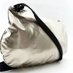 jack gomme　ショルダーバック　ナイロン　メタリック　シルバー　斜め掛けのサムネイル