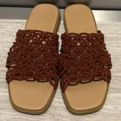 ORiental TRaffic メッシュサンダル ブラウンのサムネイル
