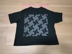 ワイズフォーリビング★天竺千鳥チェックプリント半袖シャツ
